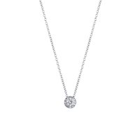 Collar Mirco Visconti Mujer collana punto luce in Oro Diamante 0.11 Ct AB892/10 - AB892/10